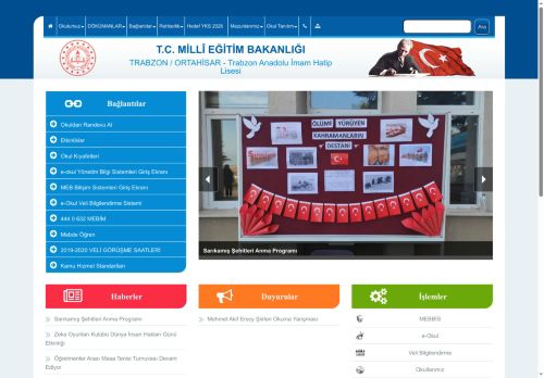 Trabzon Anadolu İmam Hatip Lisesi - TRABZON / ORTAHİSAR