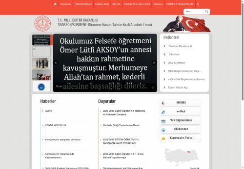 Sürmene Hasan Tahsin Kırali Anadolu Lisesi - TRABZON / SÜRMENE