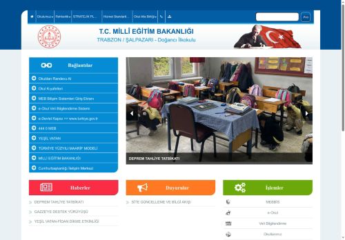 Doğancı İlkokulu - TRABZON / ŞALPAZARI