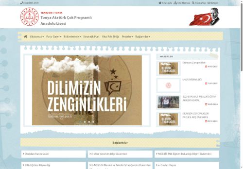 Tonya Atatürk Çok Programlı Anadolu Lisesi - TRABZON / TONYA