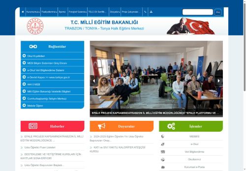 Tonya Halk Eğitimi Merkezi - TRABZON / TONYA