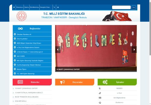 Deregözü İlkokulu - TRABZON / VAKFIKEBİR
