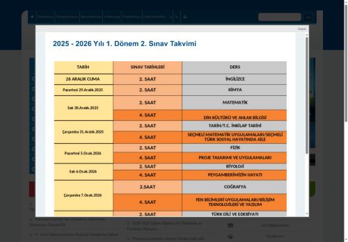 Vakfıkebir Fen Lisesi - TRABZON / VAKFIKEBİR