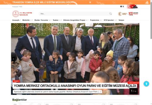 YOMRA İLÇE MİLLÎ EĞİTİM MÜDÜRLÜĞÜ - MEB TRABZON
