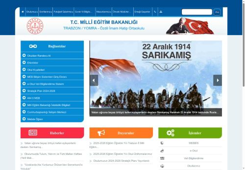 Özdil İmam Hatip Ortaokulu - TRABZON / YOMRA