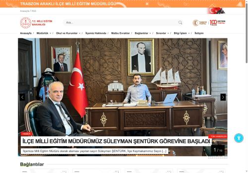 ARAKLI İLÇE MİLLÎ EĞİTİM MÜDÜRLÜĞÜ - MEB TRABZON