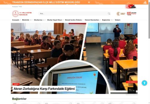 DERNEKPAZARI İLÇE MİLLÎ EĞİTİM MÜDÜRLÜĞÜ - MEB TRABZON