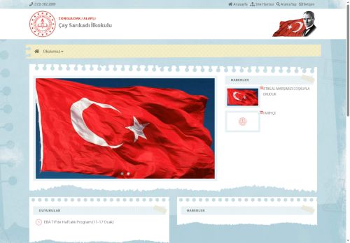 Çay Sarıkadı İlkokulu - ZONGULDAK / ALAPLI