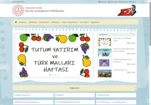 Devrek Çaydeğirmeni TOKİ İlkokulu - ZONGULDAK / DEVREK