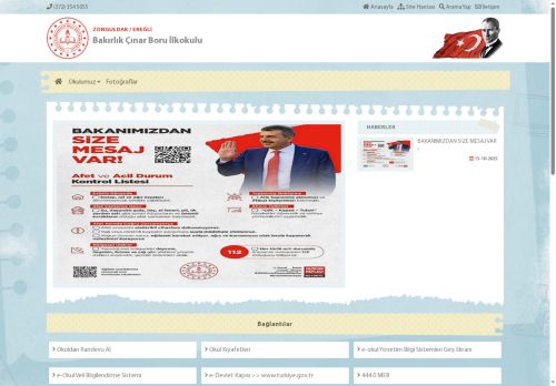 Bakırlık Çınar Boru İlkokulu - ZONGULDAK / EREĞLİ