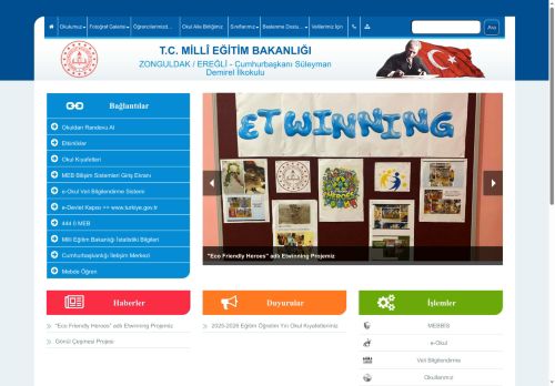 Cumhurbaşkanı Süleyman Demirel İlkokulu - ZONGULDAK / EREĞLİ