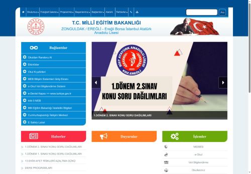 Ereğli Borsa İstanbul Atatürk Anadolu Lisesi - ZONGULDAK / EREĞLİ