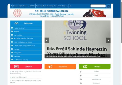 Kdz. Ereğli Şahinde Hayrettin Yavuz Bilim ve Sanat Merkezi - ZONGULDAK / EREĞLİ