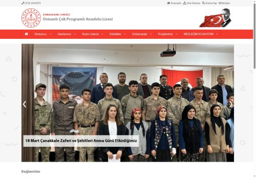 Ormanlı Çok Programlı Anadolu Lisesi - ZONGULDAK / EREĞLİ