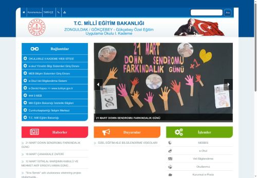 Gökçebey Özel Eğitim Uygulama Okulu I. Kademe - ZONGULDAK / GÖKÇEBEY