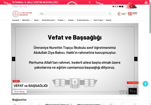 MEB İSTANBUL İL MİLLÎ EĞİTİM MÜDÜRLÜĞÜ