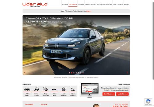 Lider Filo | Araç Kiralama