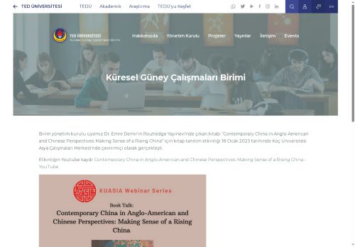 Küresel Güney Çalışmaları Birimi | TED Üniversitesi