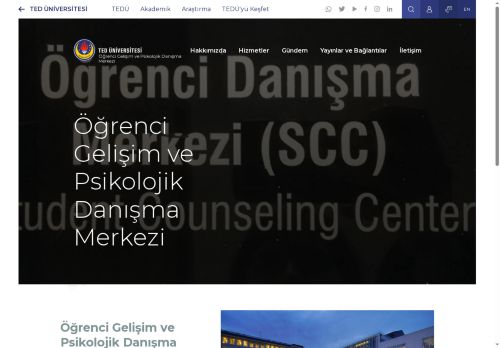 Öğrenci Gelişim ve Psikolojik Danışma Merkezi | TED Üniversitesi