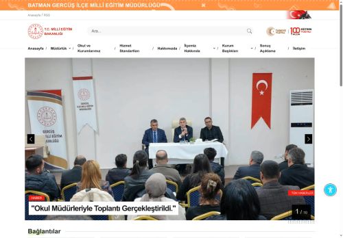 GERCÜŞ İLÇE MİLLÎ EĞİTİM MÜDÜRLÜĞÜ - MEB BATMAN