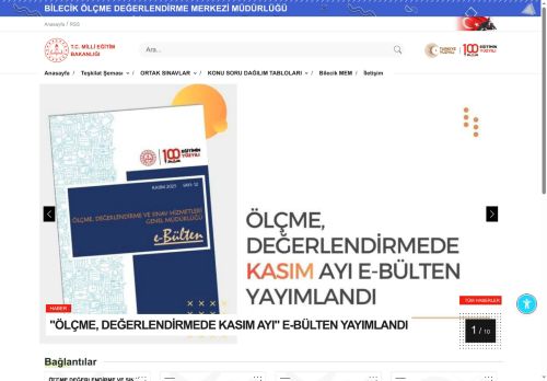 MEB BİLECİK ÖLÇME DEĞERLENDİRME MERKEZİ MÜDÜRLÜĞÜ