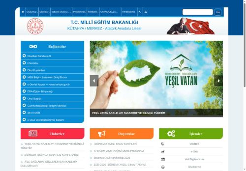 Atatürk Anadolu Lisesi - KÜTAHYA / MERKEZ