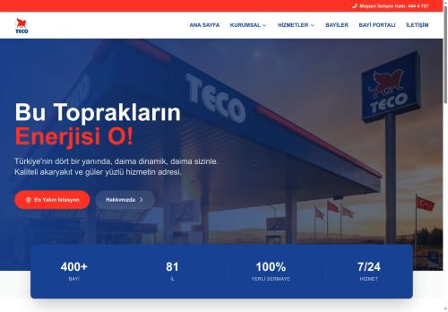 Bu Toprakların Enerjisi - Ana Sayfa | Teco