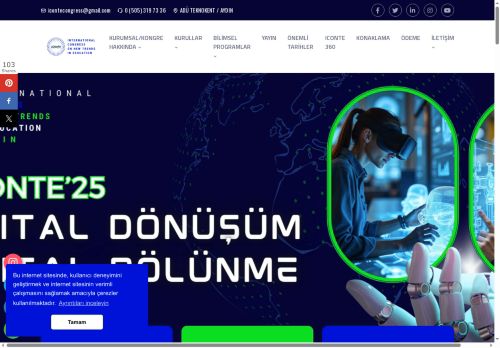 International Congress on New Trends in Education || Uluslararası Eğitimde Yeni Yönelimler Kongresi - ICONTE