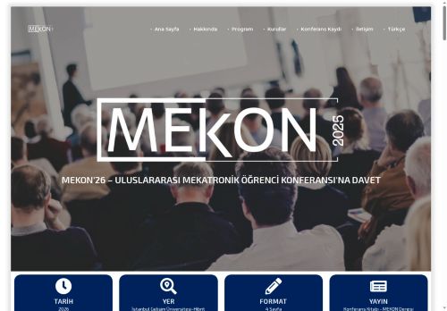 MEKON – Mekatronik Ogrenci Konferansi