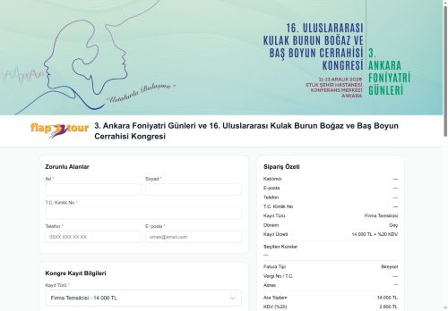 3. Ankara Foniyatri Günleri ve 16. Uluslararası Kulak Burun Boğaz ve Baş Boyun Cerrahisi Kongresi