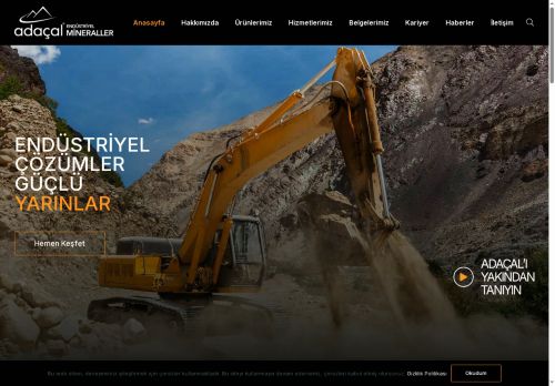 Adaçal Endüstriyel Mineral - Anasayfa
