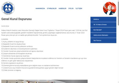 Ankara Atatürk Anadolu Lisesi Mezunlar Derneği