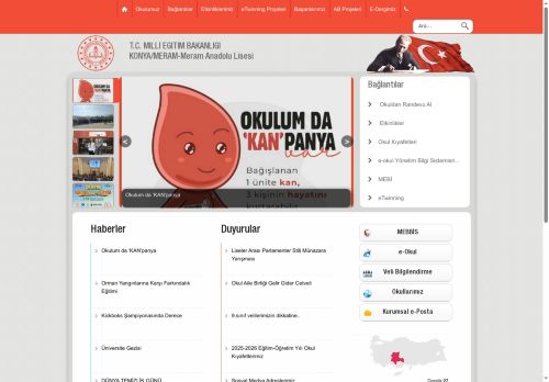 Meram Anadolu Lisesi - KONYA / MERAM