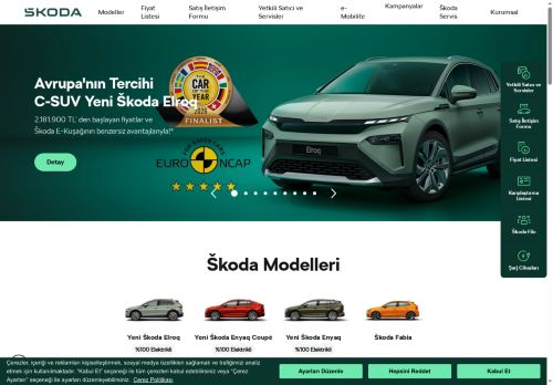 Škoda TR | Resmi İnternet Sitesi