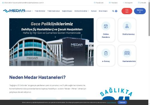 Medar Hastaneleri "Sağlıgınız El Üstünde! I Gölcük I Sakarya - MEDAR