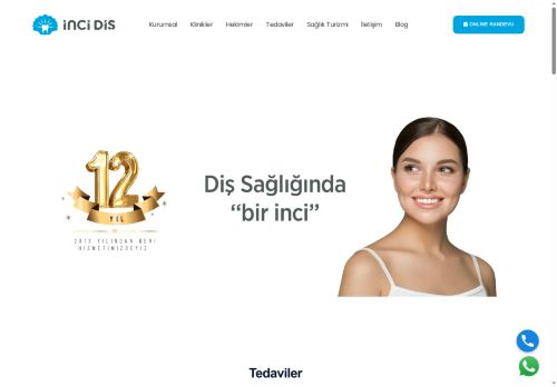 İnci Diş Kliniği (Ağız ve Diş Sağlığı) Diş Hekimliği