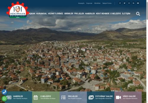 Hekimhan Belediyesi Web Sayfası