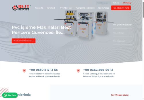 Pvc Aksesuar | Pvc İşleme Makineleri | Pencere Sistemleri | 2.El Pvc İşleme Makineleri