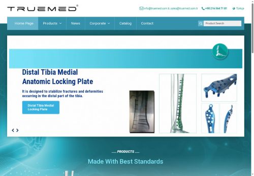 Truemed. Ortopedik Travma İmplantları