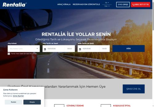 Rentalia ile Yollar Sizin - Ayrıcalıklı Araç Kiralama Deneyimi