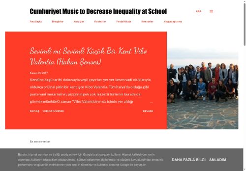 Cumhuriyet Music to Decrease Inequality at School
