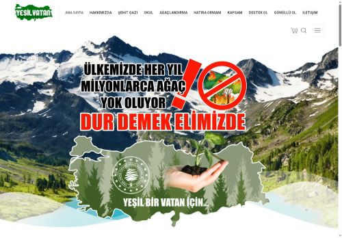 Yeşil Vatan Türkiye Ağaçlandırma Merkezi - Anasayfa