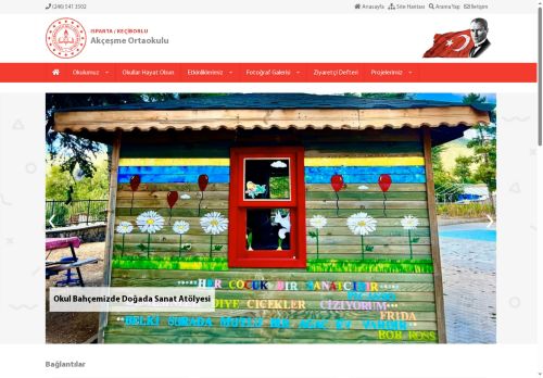 Akçeşme Ortaokulu - Okul Bahçemizde Doğada Sanat Atölyesi