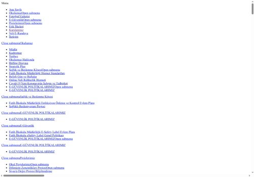 Fatih İlkokulu - Şubat Ayı Dergimiz Yayında