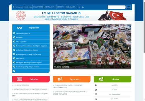 Burhaniye Ticaret Odası Özel Eğitim Uygulama Okulu II. Kademe - BALIKESİR / BURHANİYE