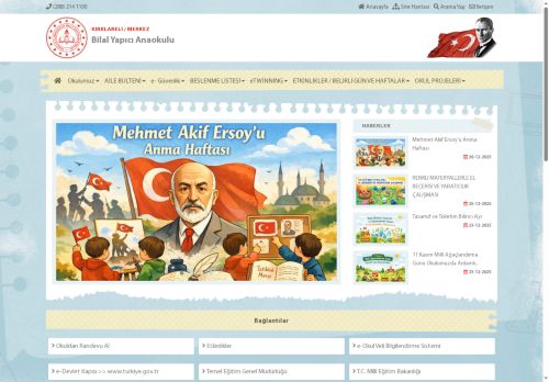 Bilal Yapıcı Anaokulu - Yeşil Vatan: Geleceğe Nefes