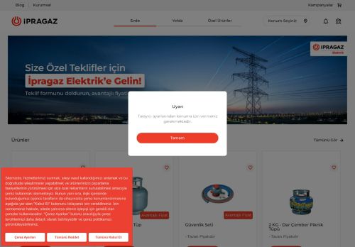 iPApp İpragaz - Tüp Fiyatları ve Online Tüp Siparişi