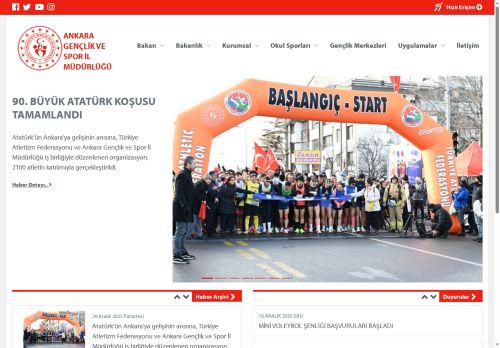 ANKARA GENÇLİK VE SPOR İL MÜDÜRLÜĞÜ