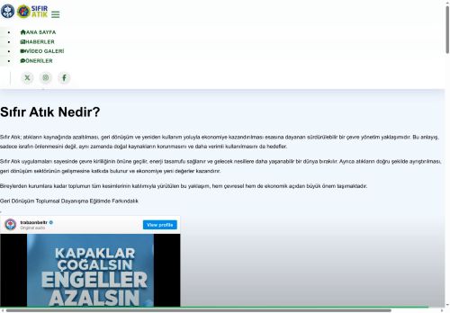 Sıfır Atık Nedir?