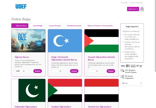 Online Bağış | UDEF